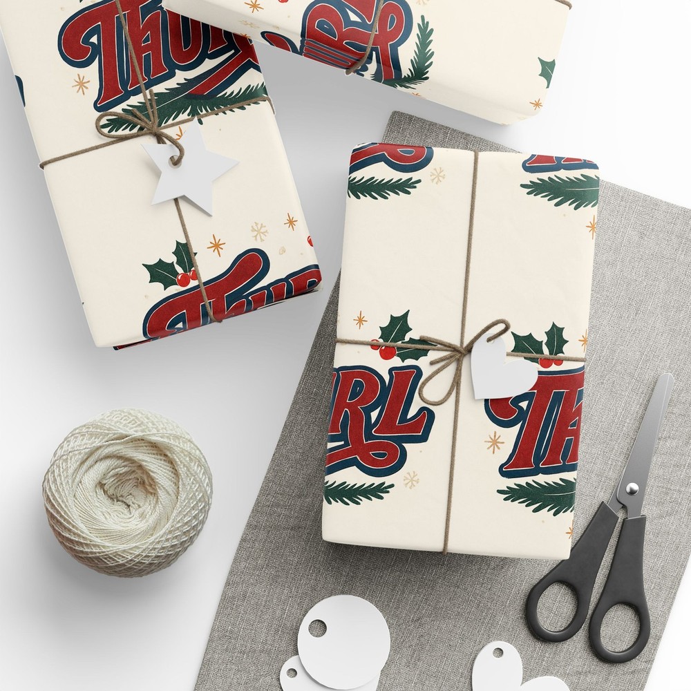 "Thurl" Holiday Wrapping Papers