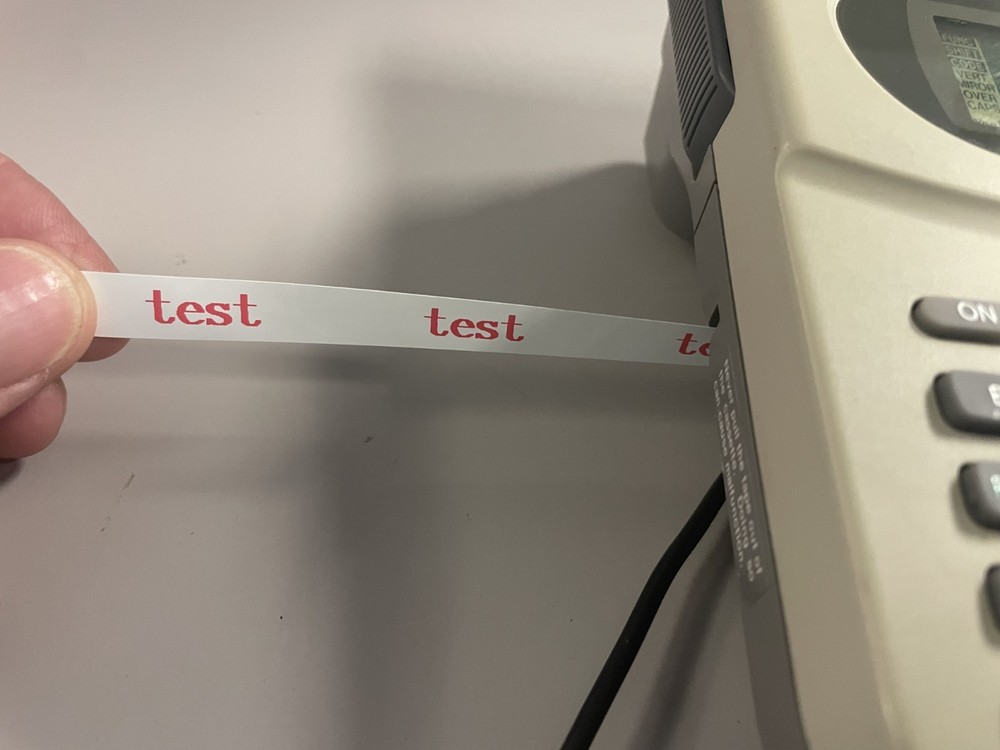 Casio EZ- LABEL PRINTER KL-1500 - Used Tested Working