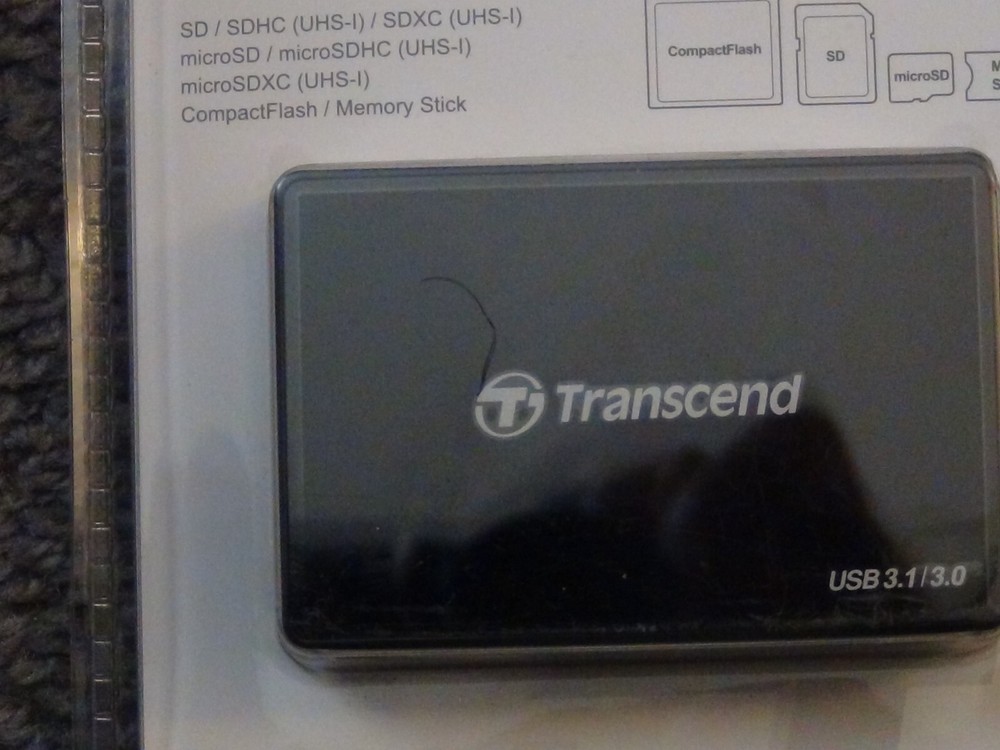 3 Transcend RDC8 Card Reader USB3.1 for CF/SD/SDHC/SDXC/Micro SD SDHC SDXC US