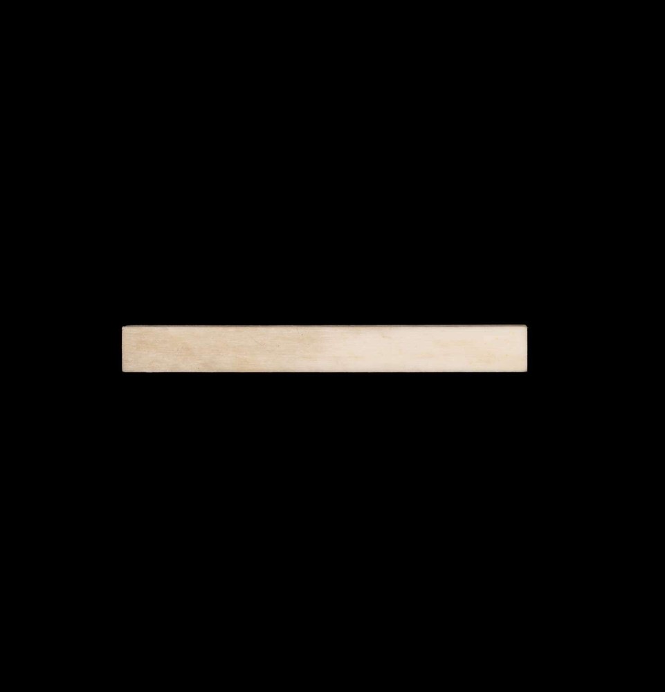 Tone Ninja Genuine Bone Nut Blank, Unbleached 1/4" thick NUT-NU25
