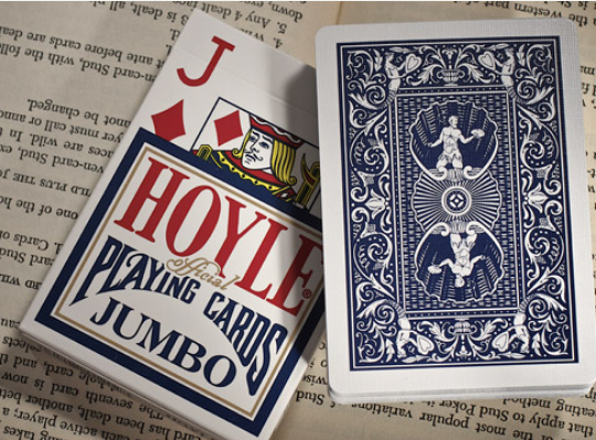 Hoyle® Jumbo Index Playing Cards - Single Deck - (Blue), *NEW*