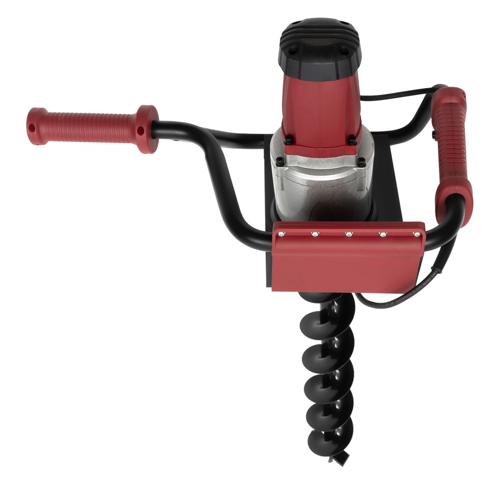 1.6HP Electric Post Hole Digger with 2 Drill Bits and Adjustable Speed