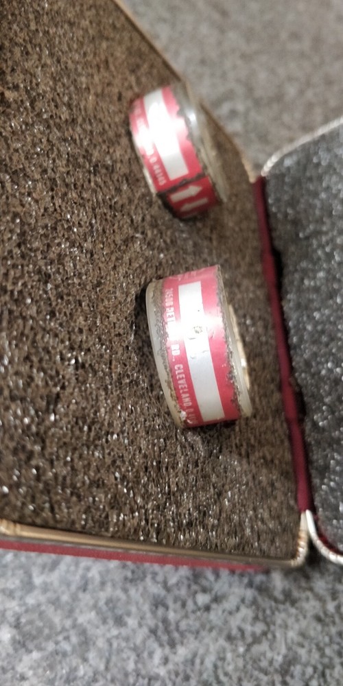 Starrett Webber 1" Optical Flats with Case PAIR Double sided G1 Sapphire