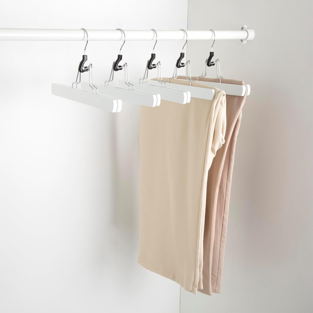 Wooden Pants Hangers Cherry 10 Pack...