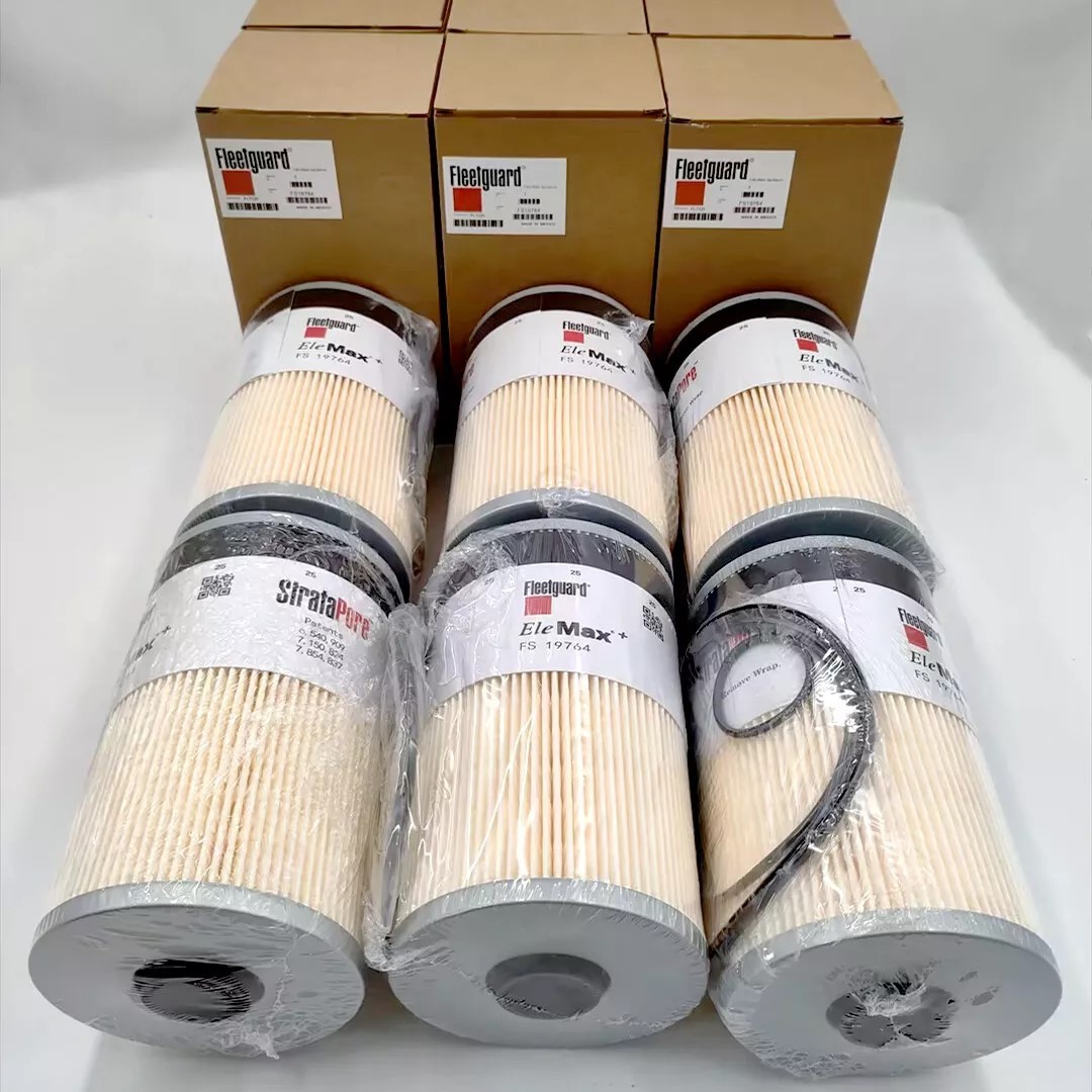 6PCS Genuine FS19764 Fleetguard Cummins Fuel Filter with Water Separator US New
