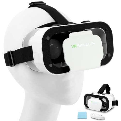 V5 VR Headset for Phone,3D Glasses Headset Helmets Virtual Reality Headset