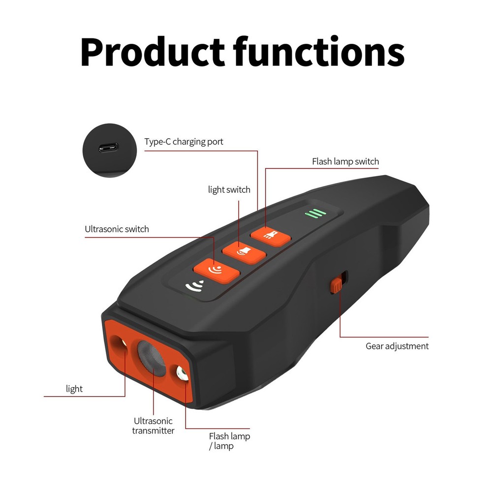 Ultrasonic Dog Trainer For Safe And Effective Bark Control For