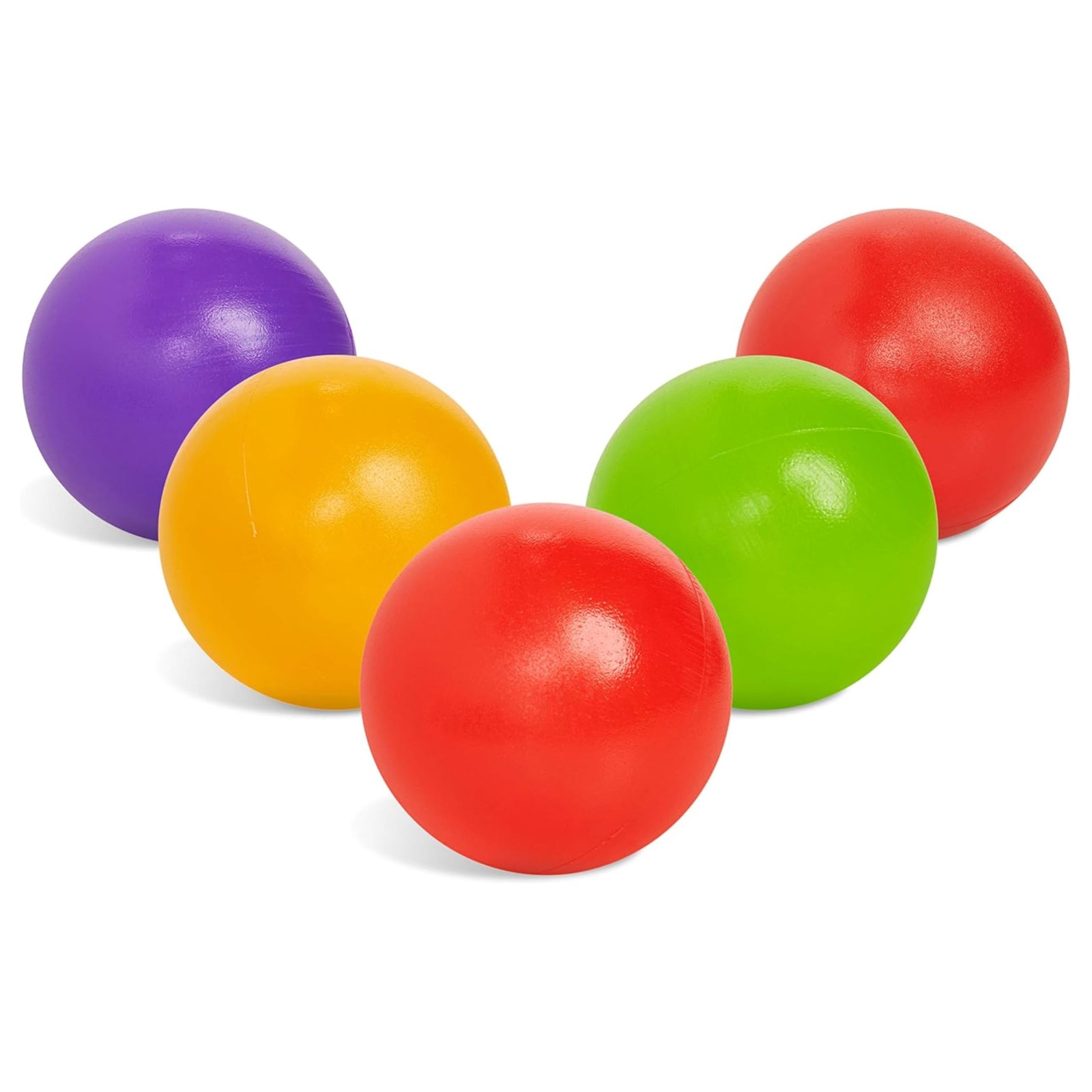 Set of 5 Multi-Colored Replacement Balls for Ball Popper Toys in Assorted Col...