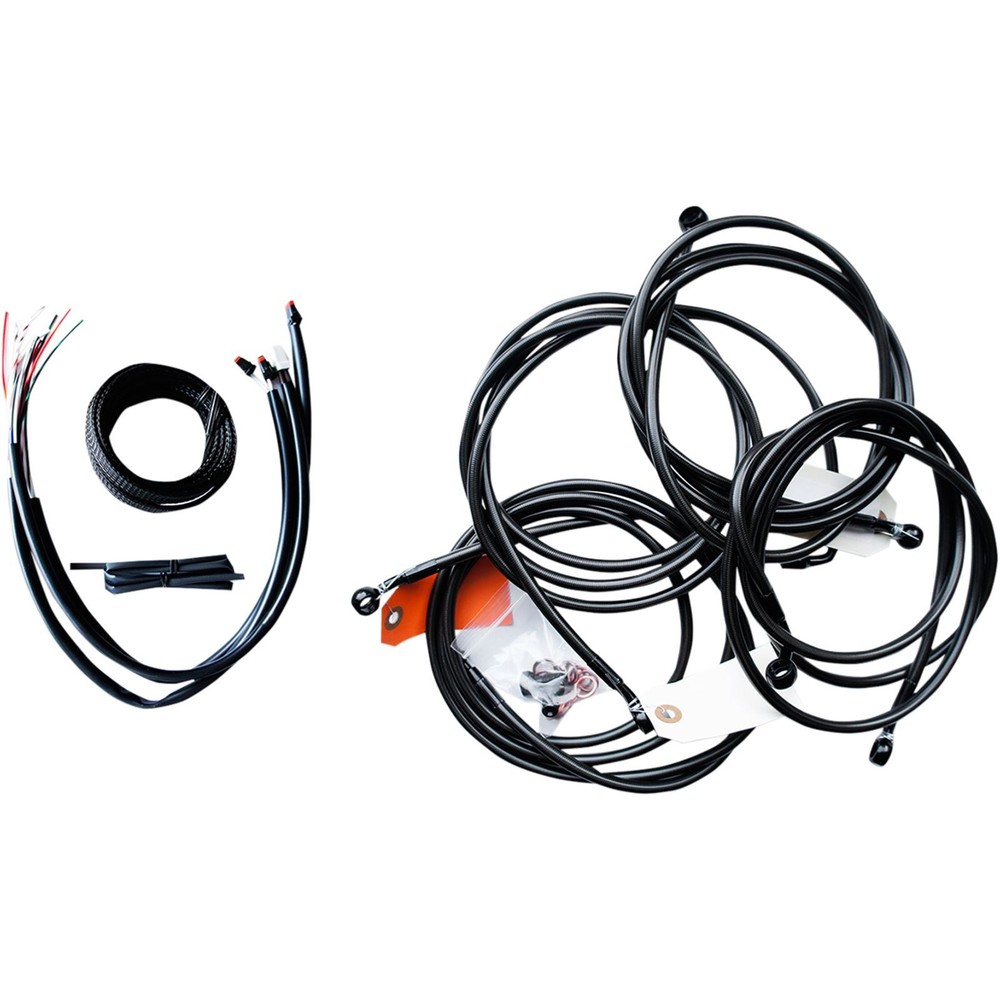 Midnight Cable Kit for 18" - 20" Ape Hanger Handlebars LA-8053KT2-19M