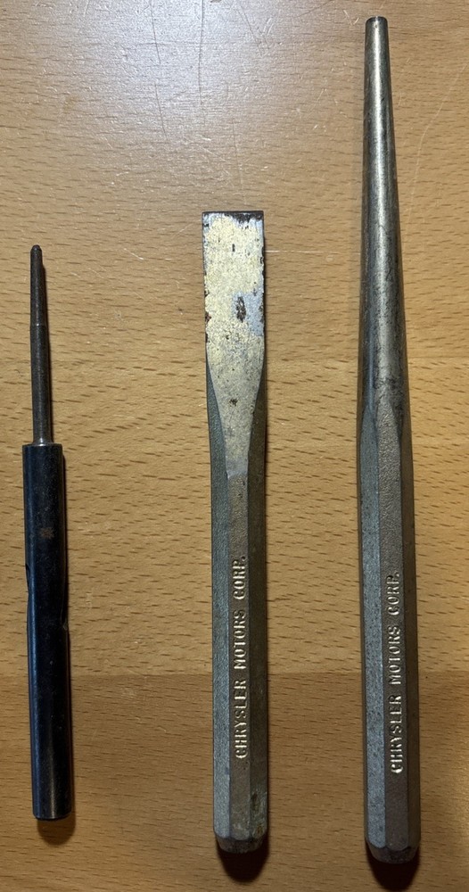 TOOLS Punch Lot Of 3