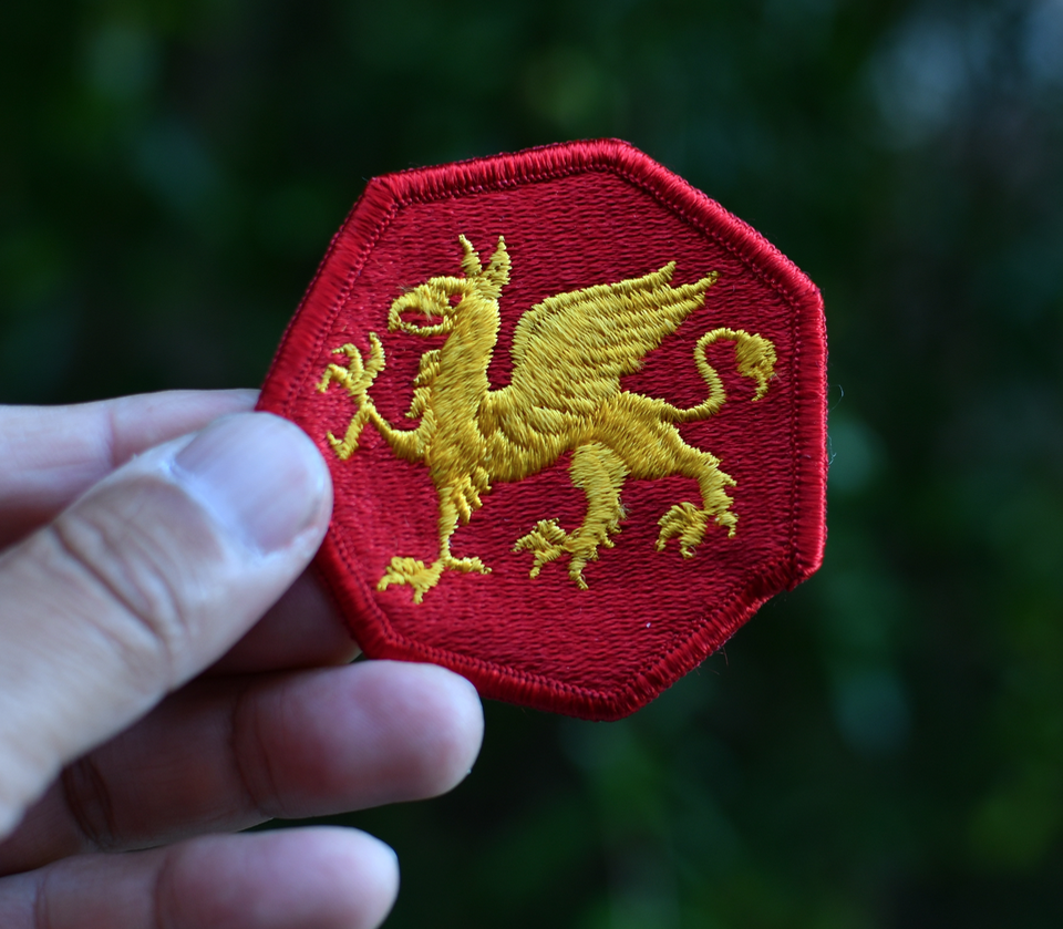 vintage 108th Training Command Embroidered DeadStock Patch shoulder Insignia