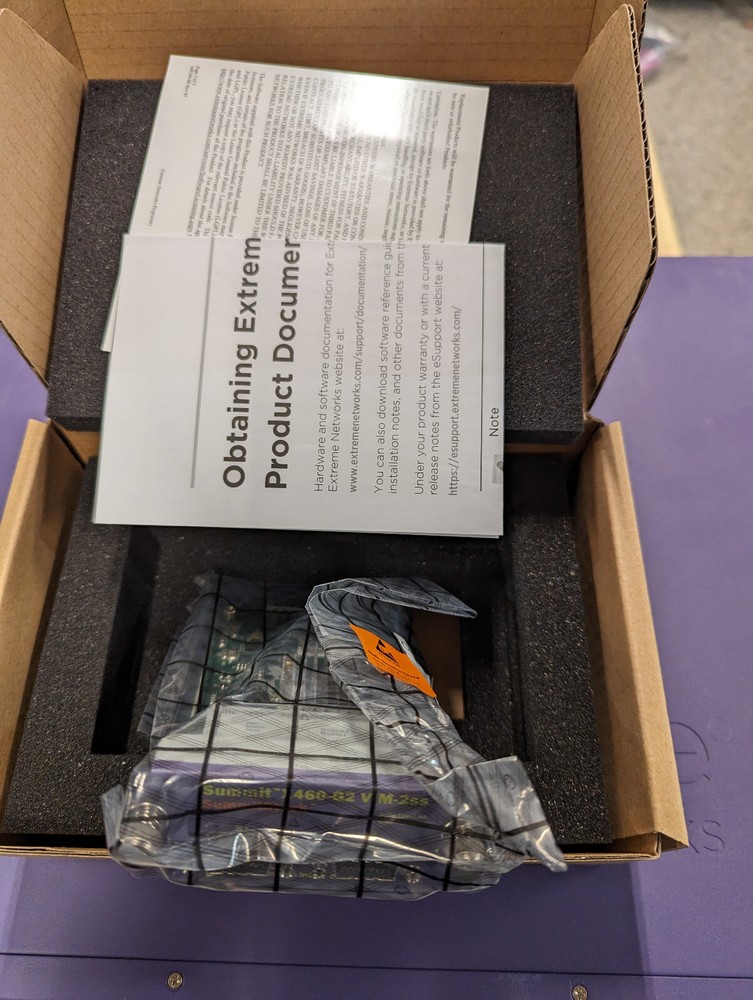 EXTREME NETWORKS X460-G2 VIM-2ss Summit-Stack 16713 Interface module NEW