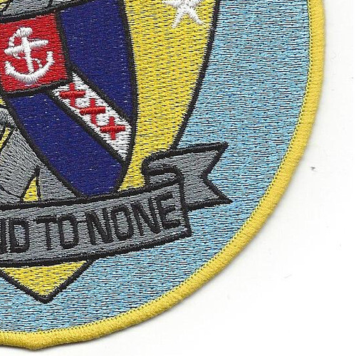 USS Ramsey FFG-2 Guided Missile Frigate Ship Patch