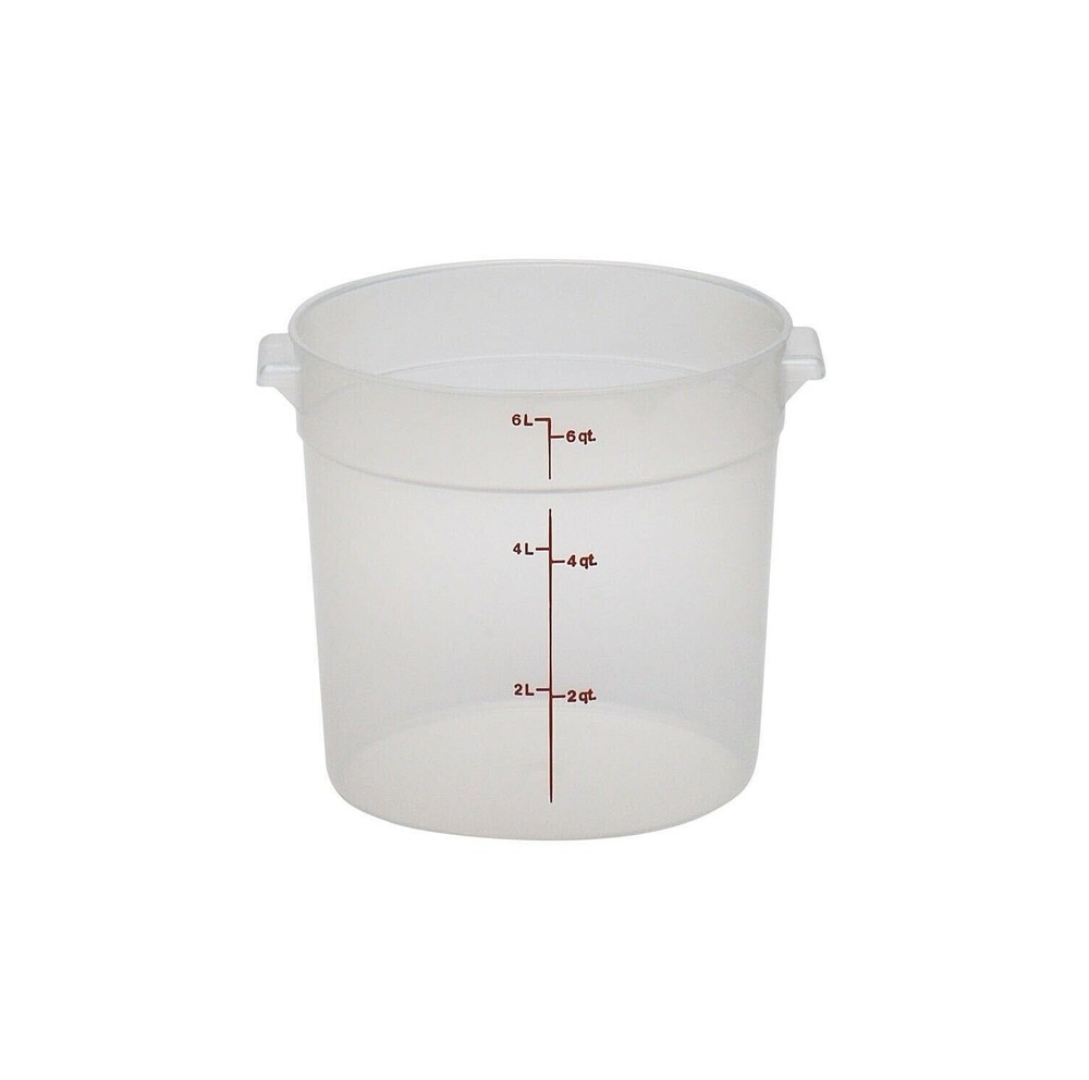 Cambro Round Translucent Container with Lid (6 qt., 2 pk.)