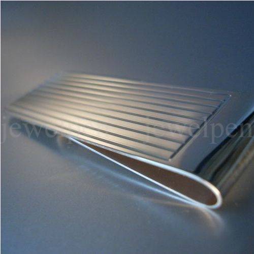 Money Clip - Solid 925 Sterling Silver - Custom Made (V3)
