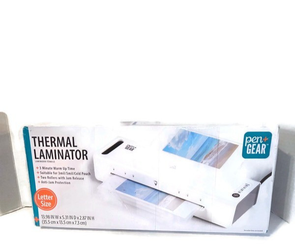 Pen & Gear Thermal Laminator Letter Size 3 Minute Warm Up Time