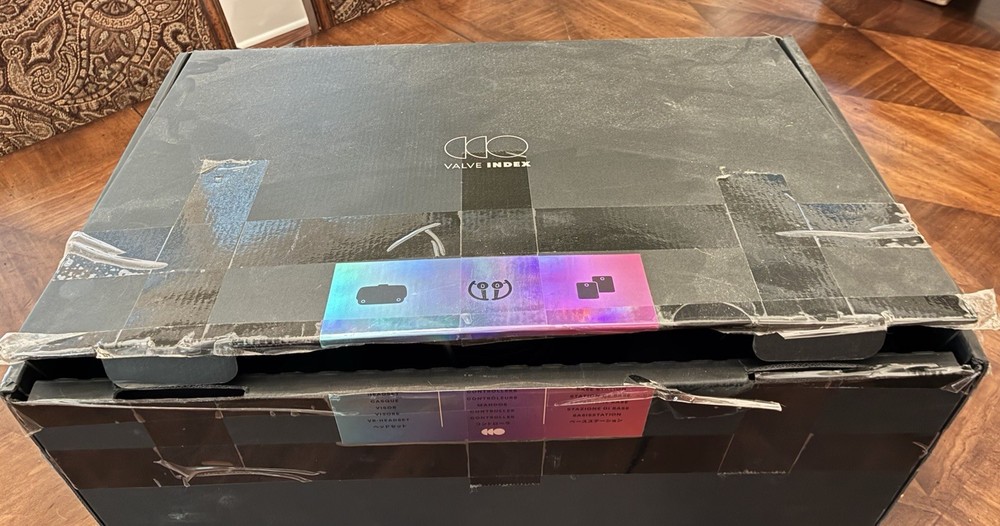 Valve Index VR Headset Kit Black Bluetooth with Controllers & Base Stations