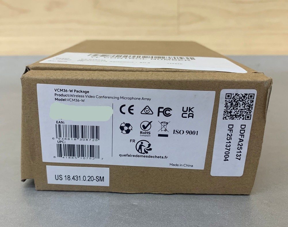 Yealink VCM36-W Wireless Video Conferencing Microphone Array w/ Charging Base