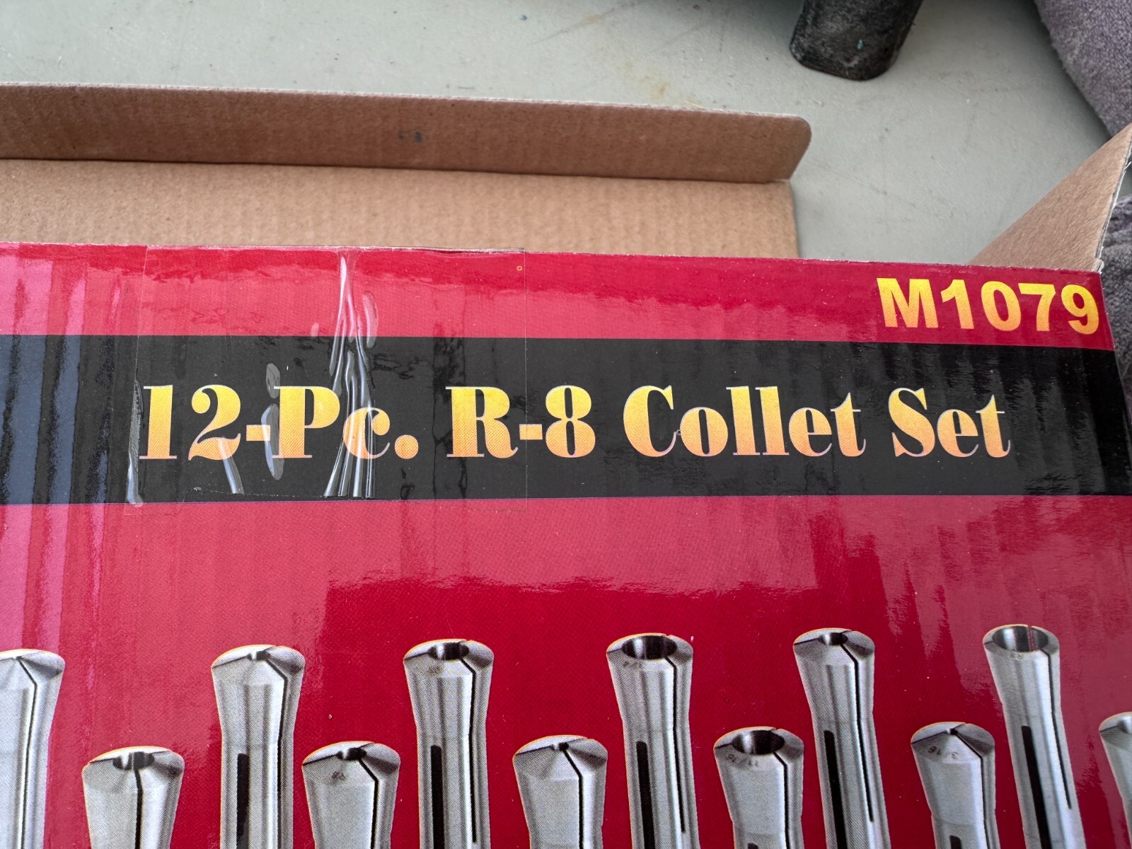 SteeleX M1079 R-8 Collet Set - 1/8" - 7/8" (in 1/16" Increments) - Lot of 12