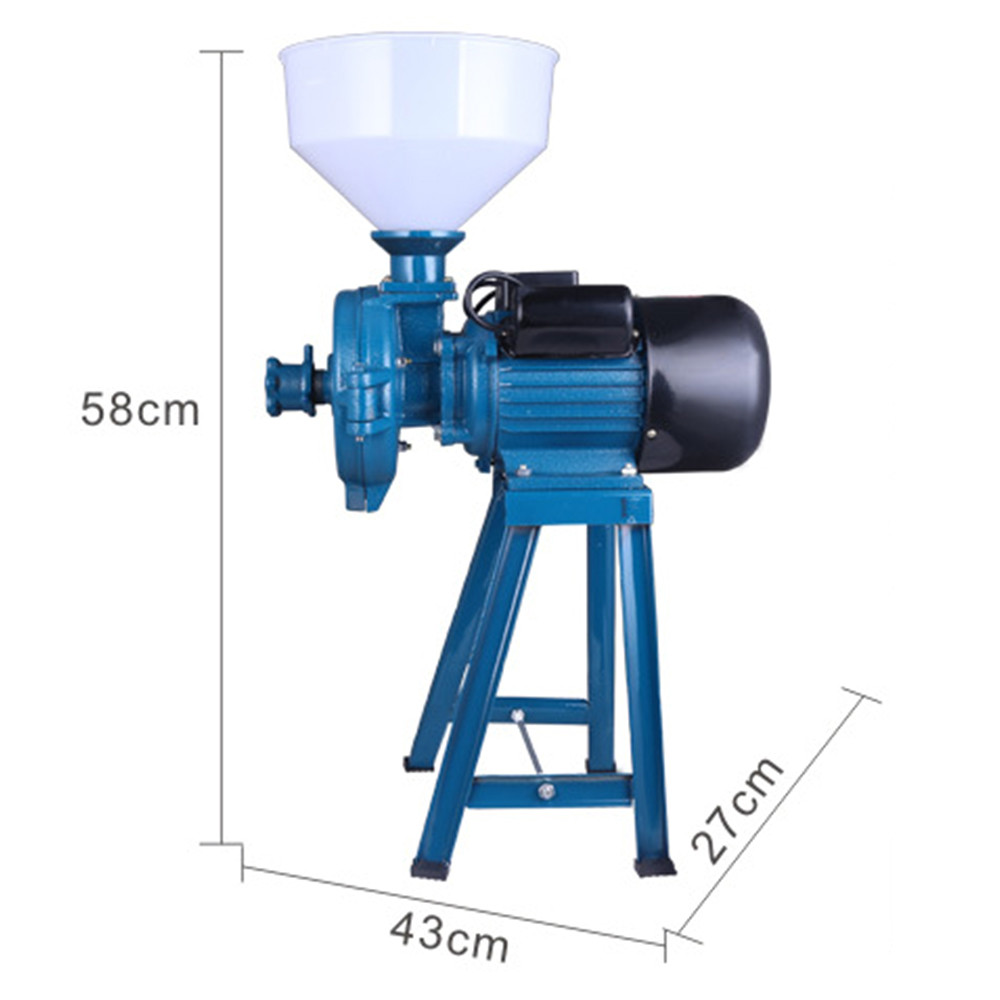 Electric Mill Grinding Molino De Maiz Electrico Corn Grinder Machine With Funnel