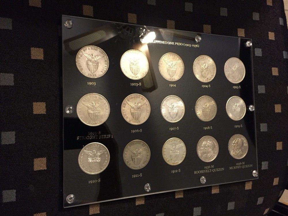 US-Philippines Peso Display Case