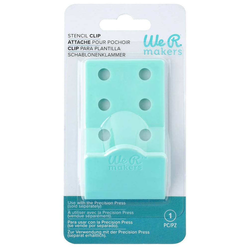 We R Precision Press Stencil Clip-Blue - 3 Pack