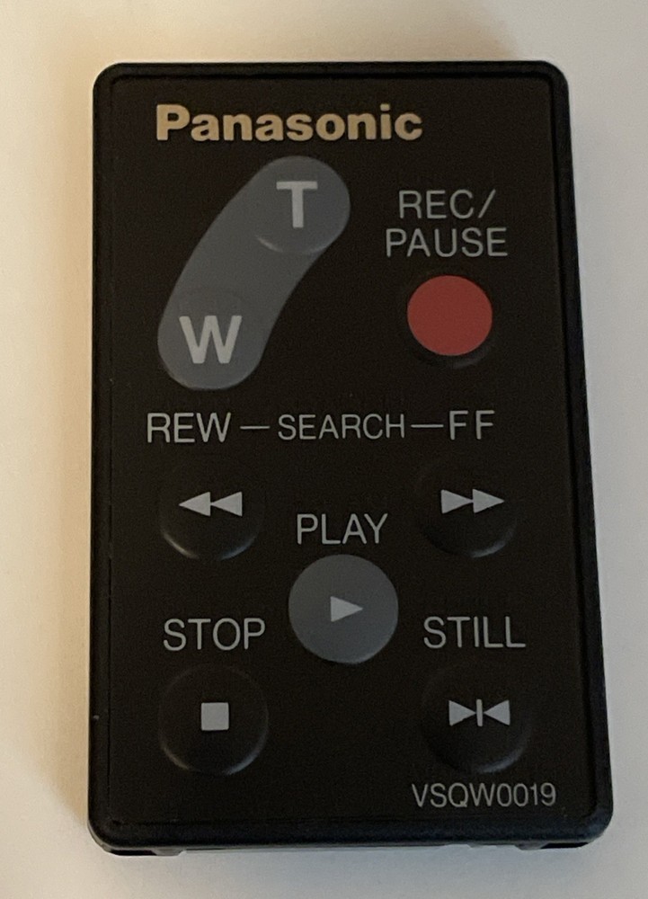 Panasonic VSQW0019 Camcorder Wireless Remote Control OEM