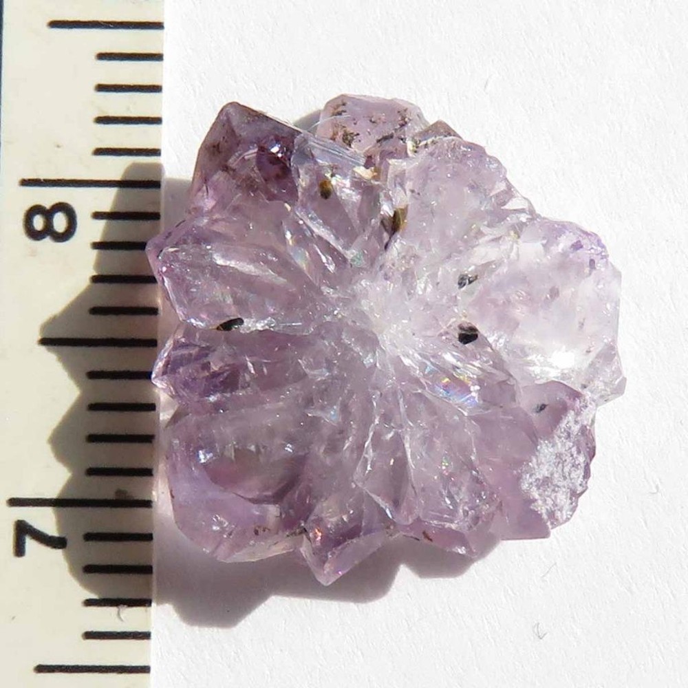 Very Small Stalactite Flower Slice Ring Size Polished Both Sides K704