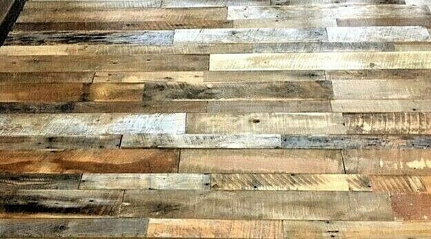 10 SQ. Ft (3", 4", 5" WIDE x 5/16" THICK ) RECLAIMED BARN LUMBER WOOD WALLBOARD