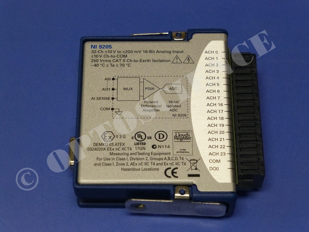 National Instruments NI 9205 cDAQ Analog Input Module, 32 Channels