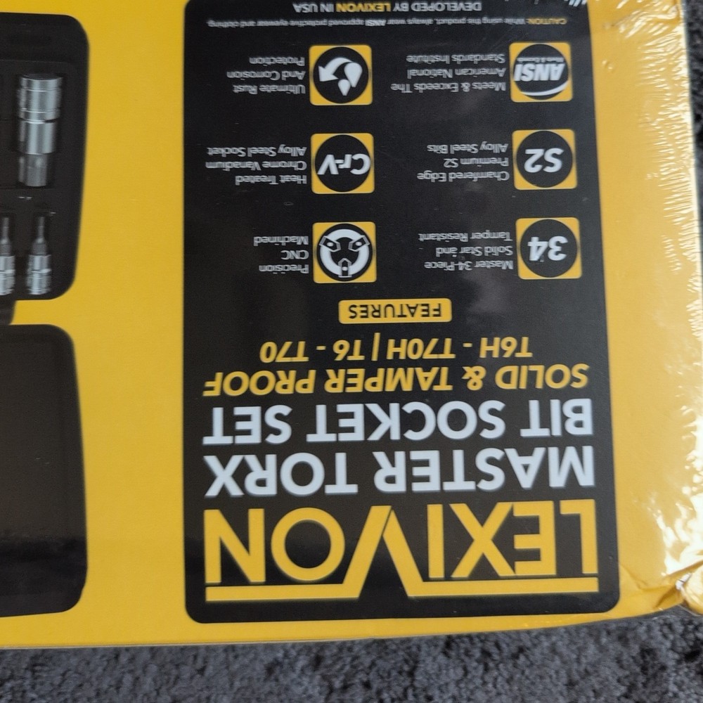 Master TORX Complete 34-Piece Socket Set - Enhanced Storage for Professionals