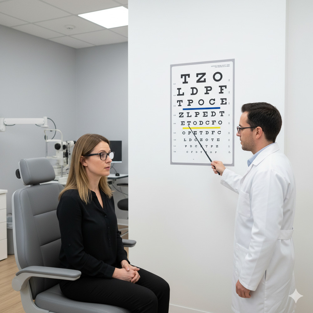 Snellen Translucent Eye Chart