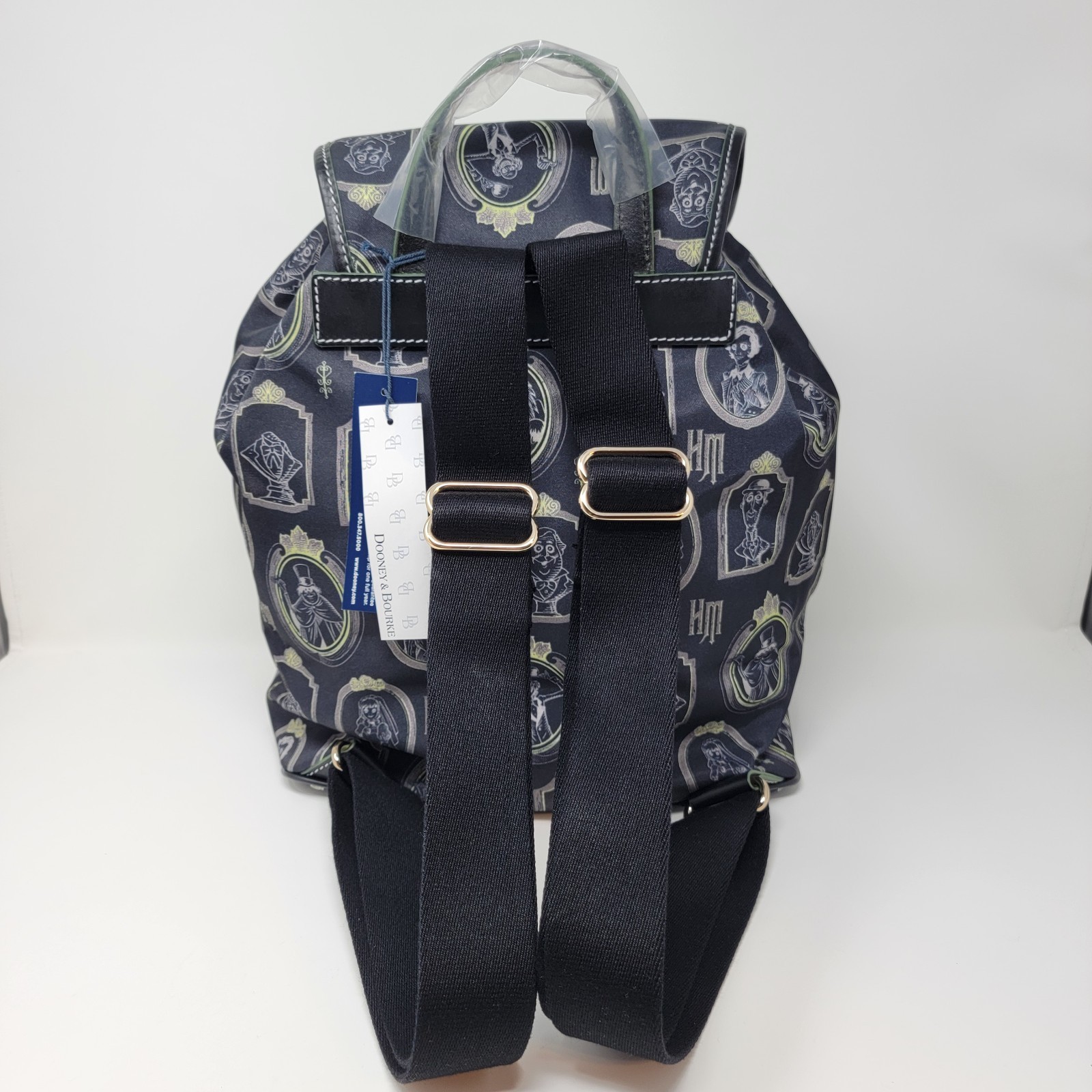 NWT Retired Dooney & Bourke Disney Haunted Mansion HM Portraits Backpack Bag