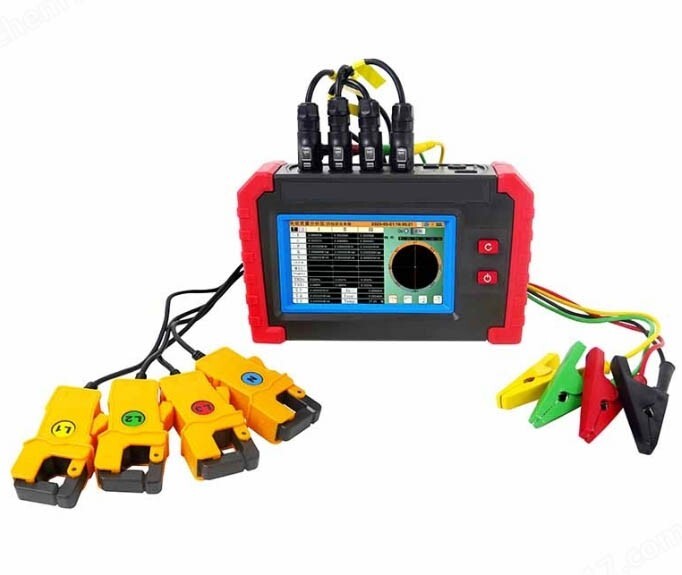 Power Quality Meter Analyzer Recorded Waveforms and Parameters Current Clamp 10A