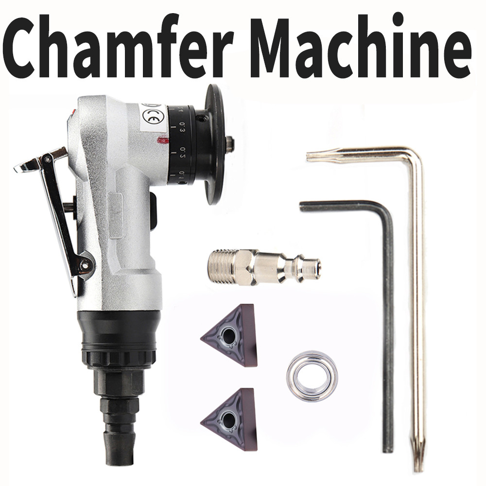 Mini Air Chamfer Trimming Tool Adjustable Chamfering Pneumatic Beveling Machine