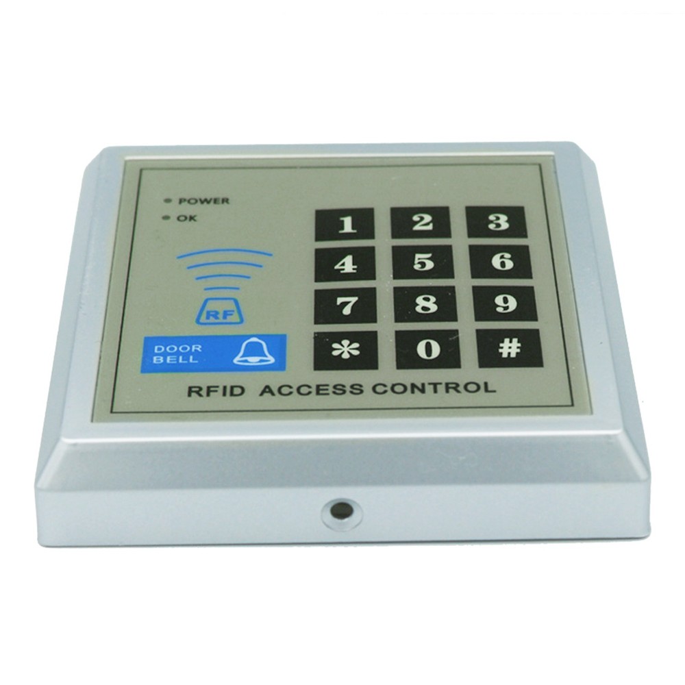 Electric Lock RFID Door Access Control Controller System Kit+10 Key Fobs Tags B