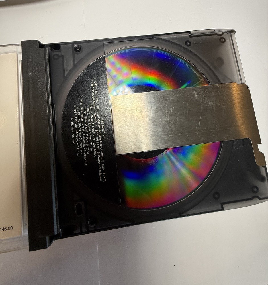 Early Next Disk Software Release ROM Release 1.0 Next Macintosh apple vintage