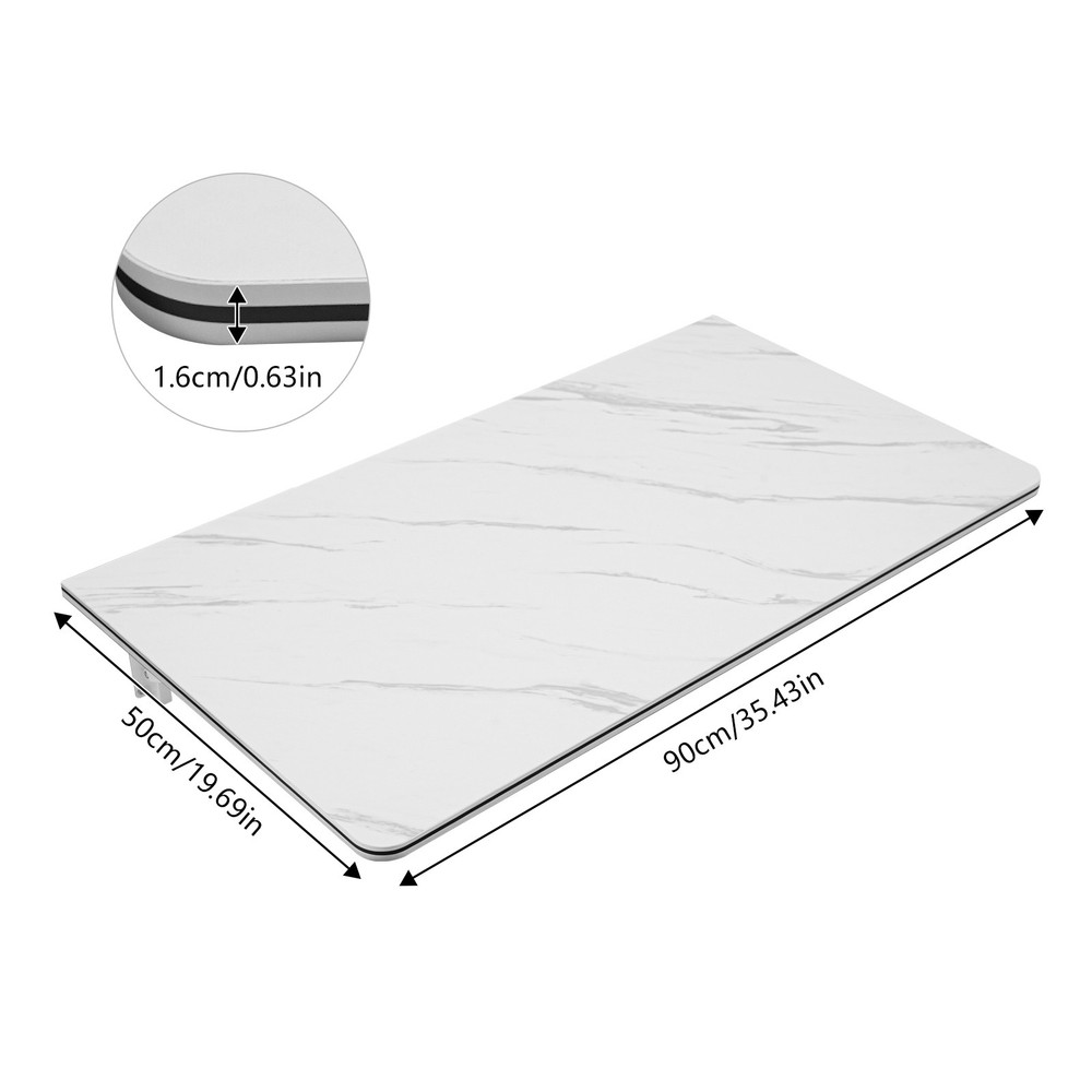 Folding Wall Mounted Laptop Desk with Brackets Space Saving Foldable Table