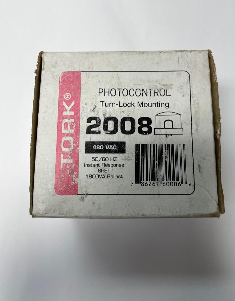 Tork #2008 Photo Control Turn Locking Mount 480Volt