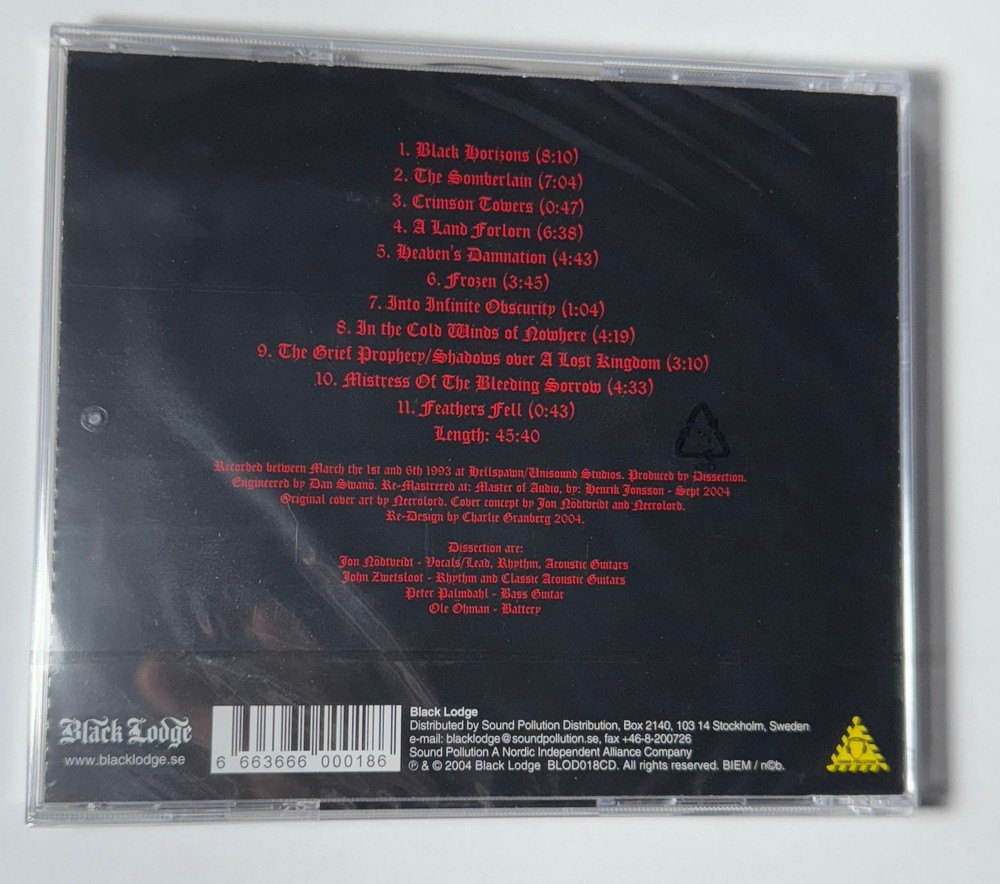 Somberlain - Dissection - CD - New