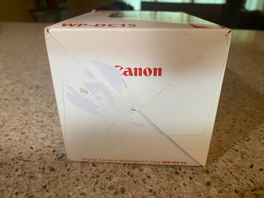 Canon WP-DC15 Digital Camera Waterproof Under Water Camera Case (40m-130Ft) RARE