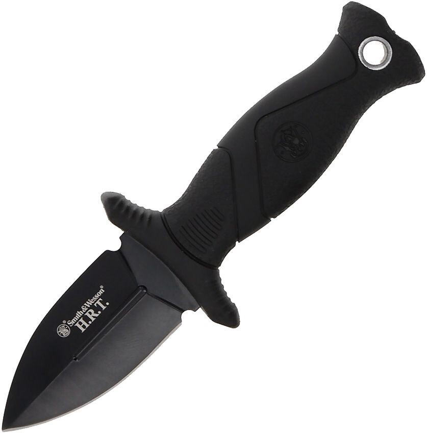 Smith & Wesson S&W Boot Fixed Blade Knife Black Nylon Handle Spear Point Blade