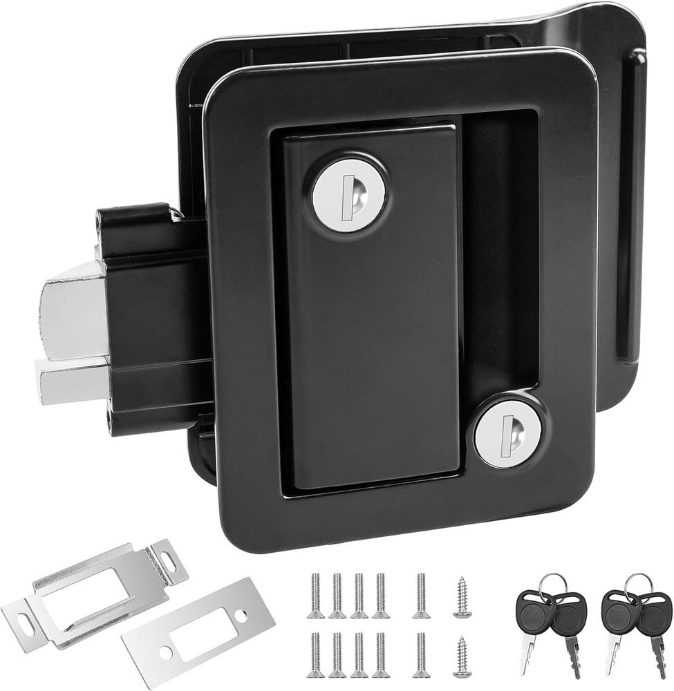 RV Entry Door Lock Replacement - Upgrade Door Latch Handle with Paddle Deadbolt