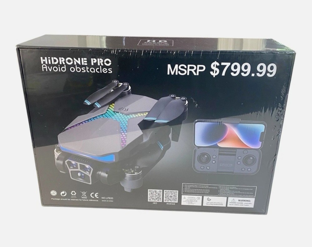 HIDRONE PRO Foldable 4K HD Camera Drone w/ Obstacle Avoidance