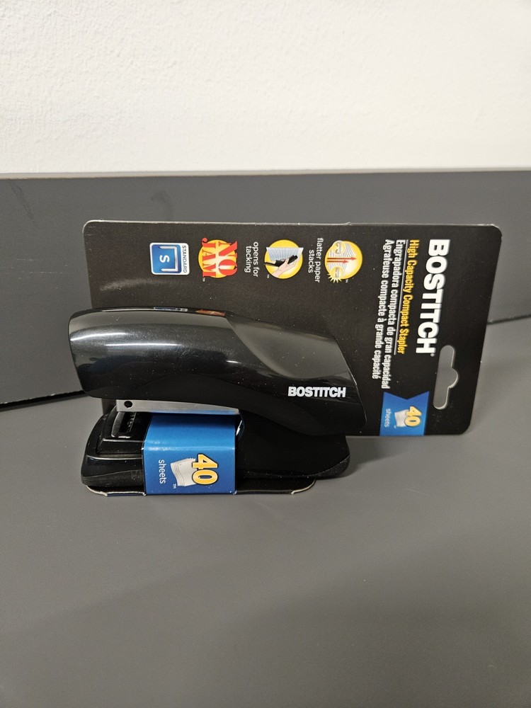 New Bostitch B175BLK Flat Clinch Stapler - 40 Sheets
