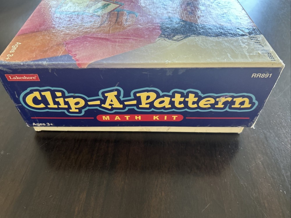 Lakeshore Clip A Pattern Math Kit Centers Homeschool Classroom Teaching RR891 3+