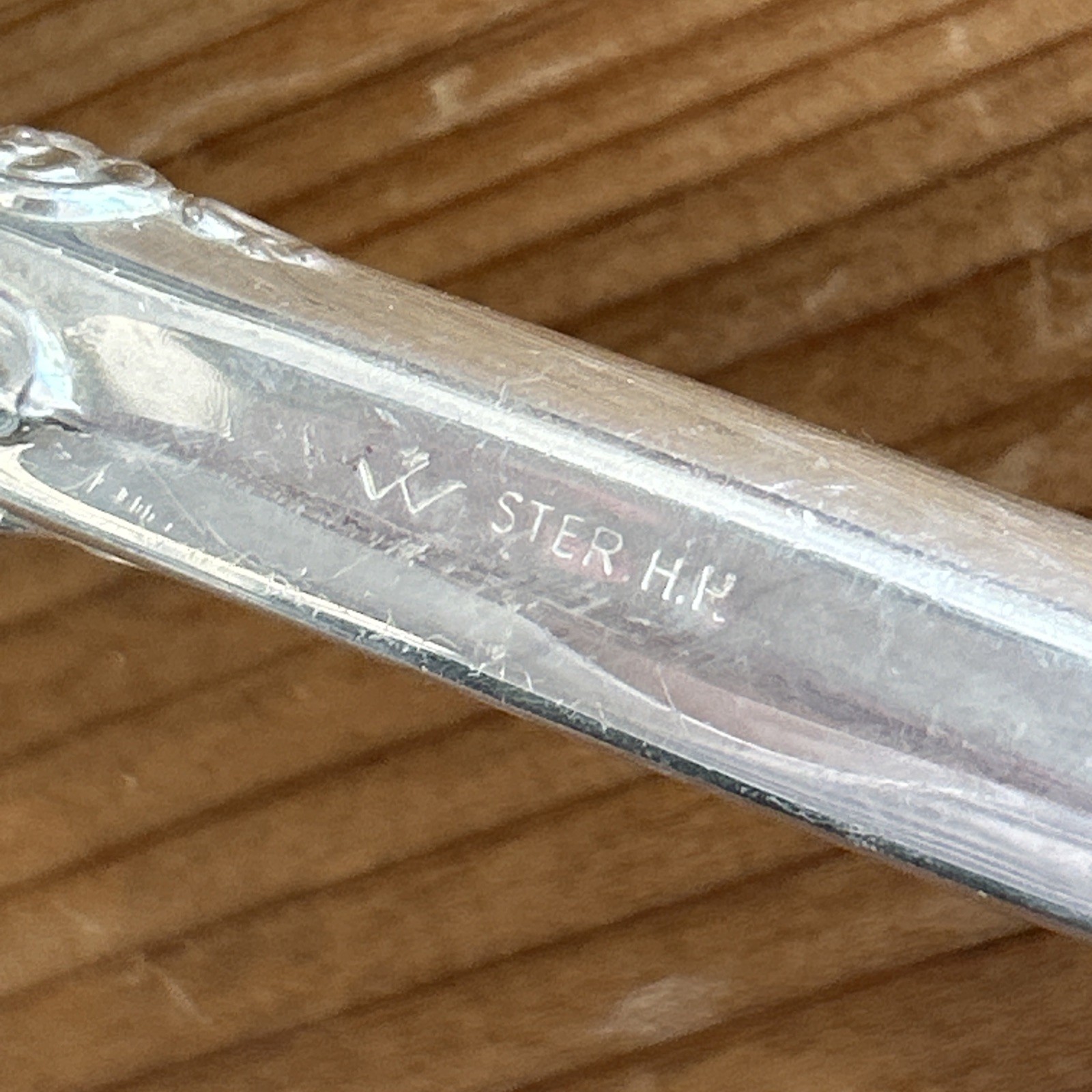 GRANDE BAROQUE Wallace Sterling Silver 11-1/8 inch Salad Serving Spoon