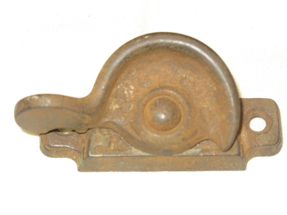 Antique Victorian Iron Window Lock Latch Catch