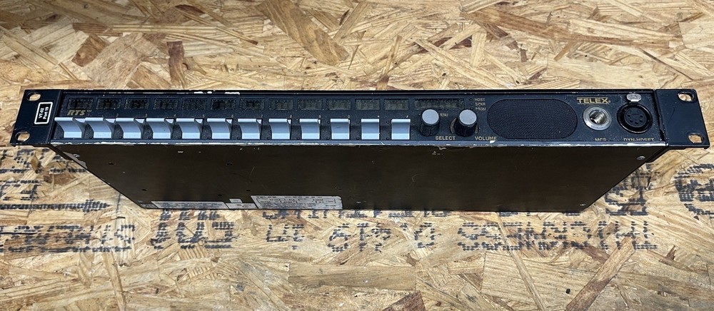 UNTESTED TELEX RTS KP12LK-4 BLACK 12 Position Lever Key Panel Intercom