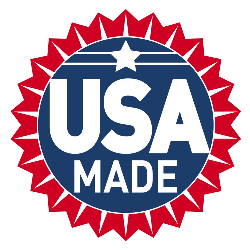 1776 Hook and Loop USA Flag Patch, Silver and Black 3.25"x2"